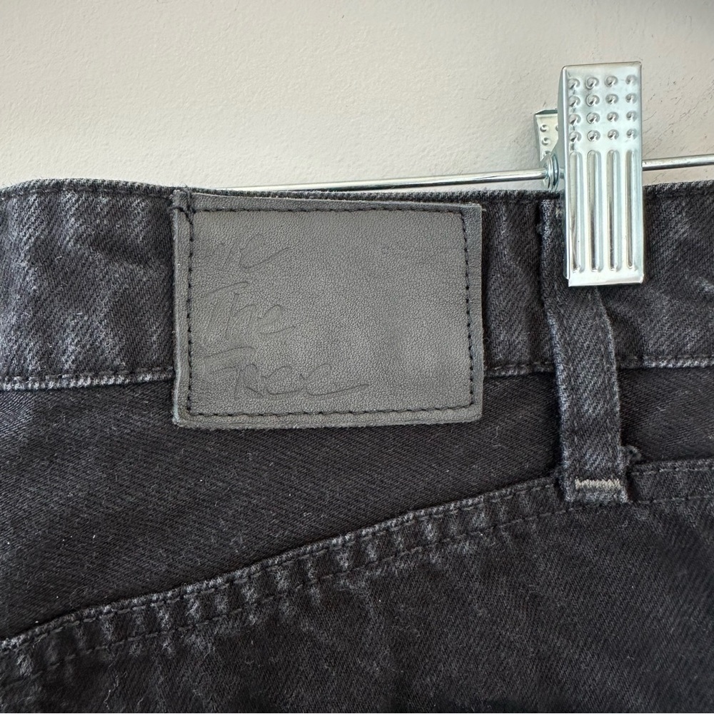 Free People Wide Leg Boot Cut Jeans Denim My Own Lane Going Out Rodeo Festival - Picture 10 of 15